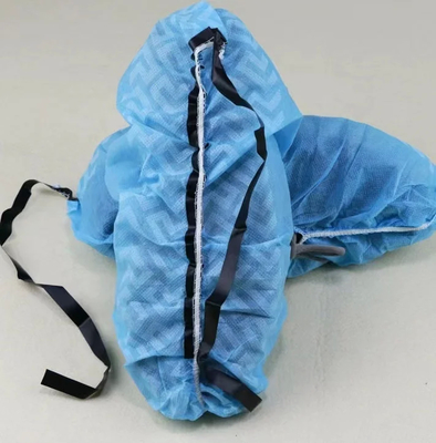 Niewzbrojone buty z kropkami, pokrywające podeszwy, ochrona przeciw pyłu, 100 sztuk na torebkę, białe.