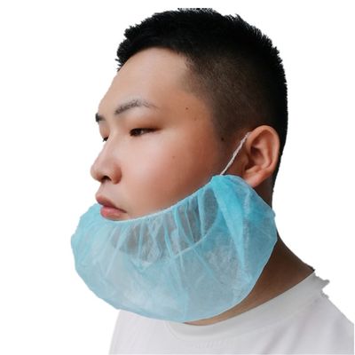 Jednorazowa okładka do brody z tkaniny niestopowej 45x20 cm Biała Czarna Błękitna